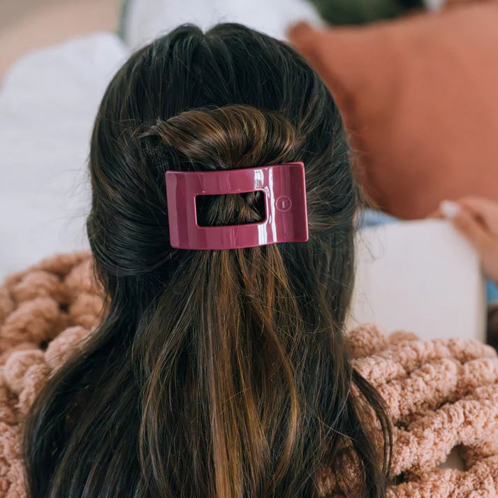Teleties Flat Rectangle Clip Medium - Wild Side